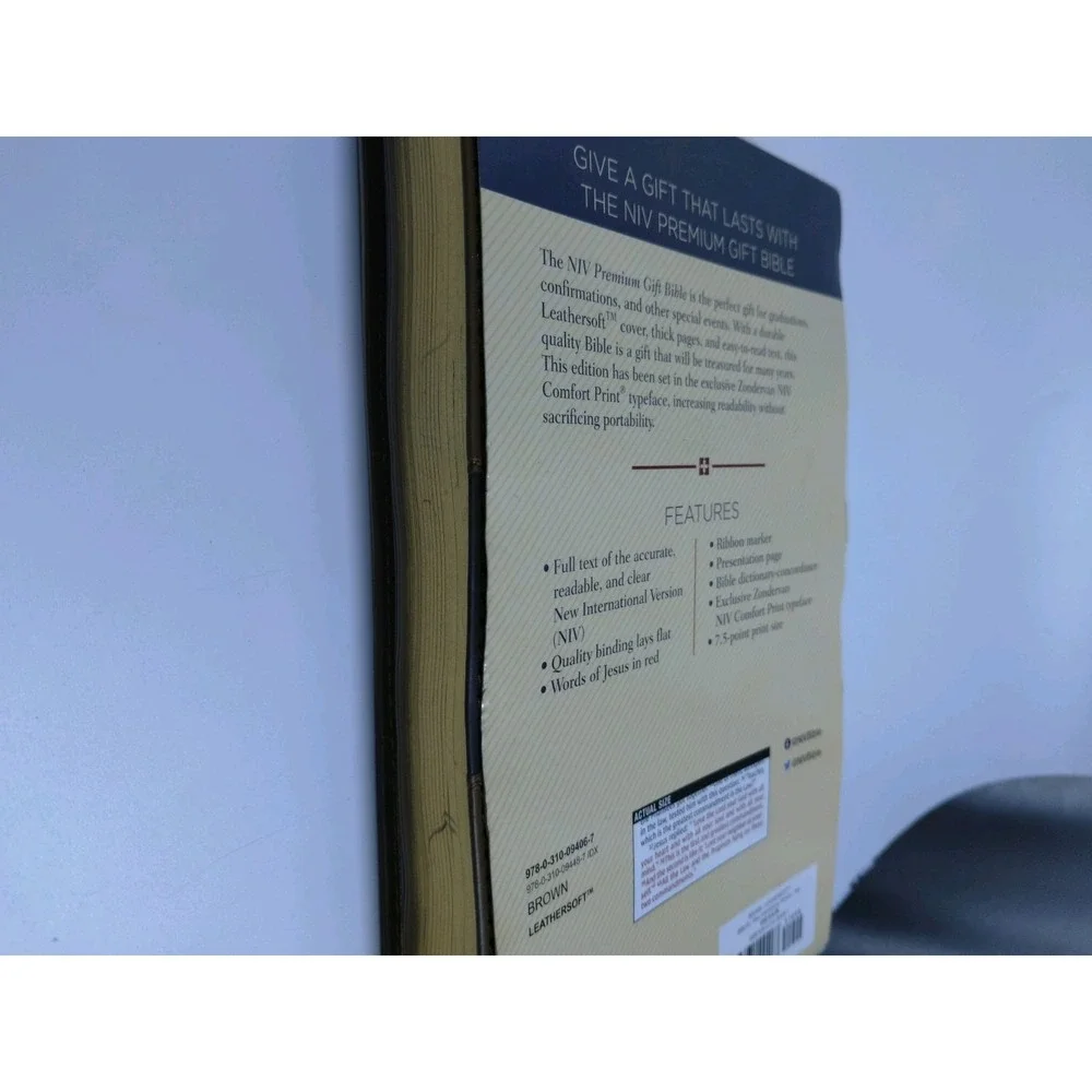 NIV Premium Gift New Bible International Version By Zondervan‎